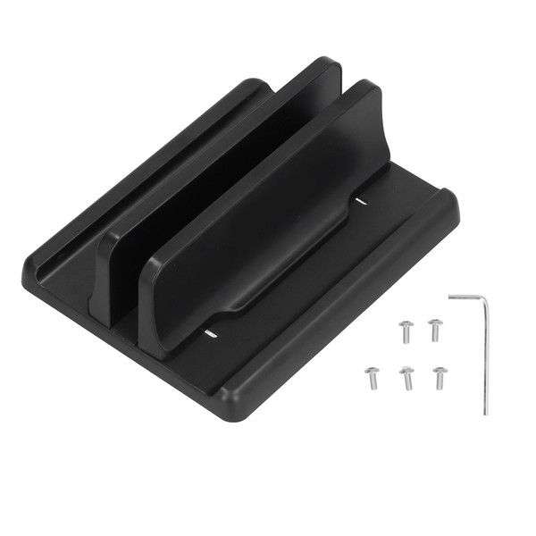 Plastic Vertical Laptop Bracket Holder Stand Desktop Storage Shelf Laptop