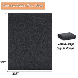 5.3 x 3.3 FT Outdoor Storage Shed Mat, Waterproof Storage Shed Flooring Mat, Anti-Slip Patio Furniture Floor Scratch Prevention Mat, Dustproof Outdoor Carport Mat…