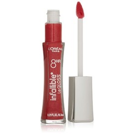 L'Oréal Paris Infallible 8 HR Pro Gloss, Cherry Flash, 0.21 fl. oz.
