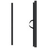 CHARMMA Retractable Pet Gate Black 40.4"x49.2",Baby & Pet Safety Gates-4004132