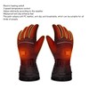 One Pair Heated Gloves 3 Level Temperature Touchscreen Anti Slip