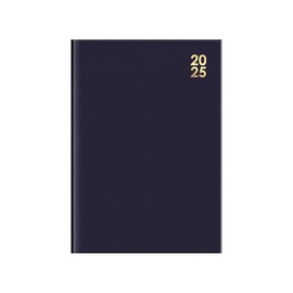 2025 Navy Hardcover Diary A5 Week to View Desk Office Premium Planner Organiser