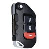 Key Fob Shell Case Replacement Fits for Jeep Wrangler Gladiator