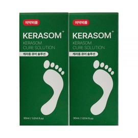 Kerazome Cure Solution Problem Toenail Nail Quasi-Medicine 30ml x 2 / 케라좀 큐어 솔루션 문제성 발톱 손톱 의약외품 30ml 2개