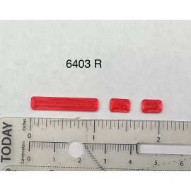 Non-operating Lightbars 3 Pack 1/64 Whelen Long & Short Red Lightbar Code 3 Fire DCP Tow Truck Trailers