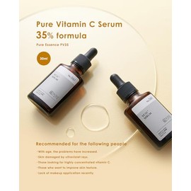 Suero concentrado 100% puro de volufiline y bakuchiol, 30 000 ppm, solución reafirmante para la piel, alternativa de retinol de alta potencia, antiarr