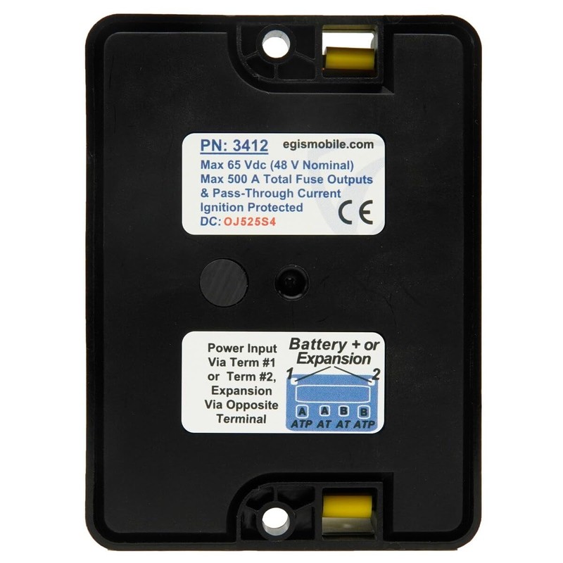 EGIS MT Series 12P Sealed Distribution Block w/Ground Busbar (3412B)