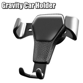 PEAKTREND Universal Gravity Phone Holder Car Air Vent Mount Metal Mobile Stand GPS Support for Smartphone Air Vent Stand Cradle for Mobile Cell Phone