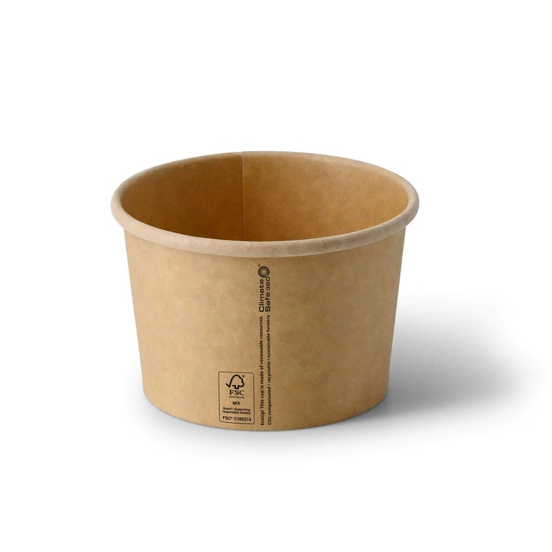 BIOZOYG Soup Cups to Go, Pack of 25, 200 ml