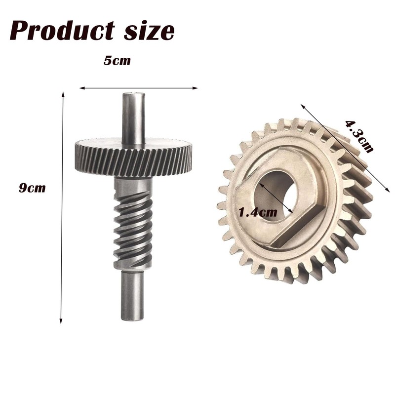 9706529 W11086780 9709231 WP9709231 Worm Gear Replace Parts with 9703680