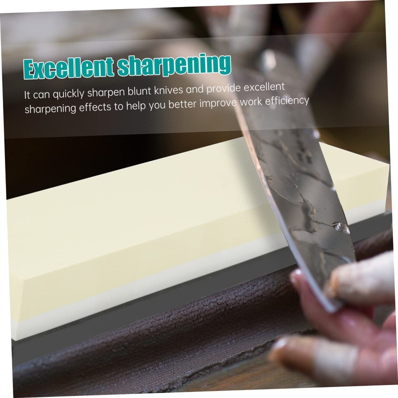 Operitacx Grit Double Sided Whetstone Rectangular Portable Sharpening Stone Tool