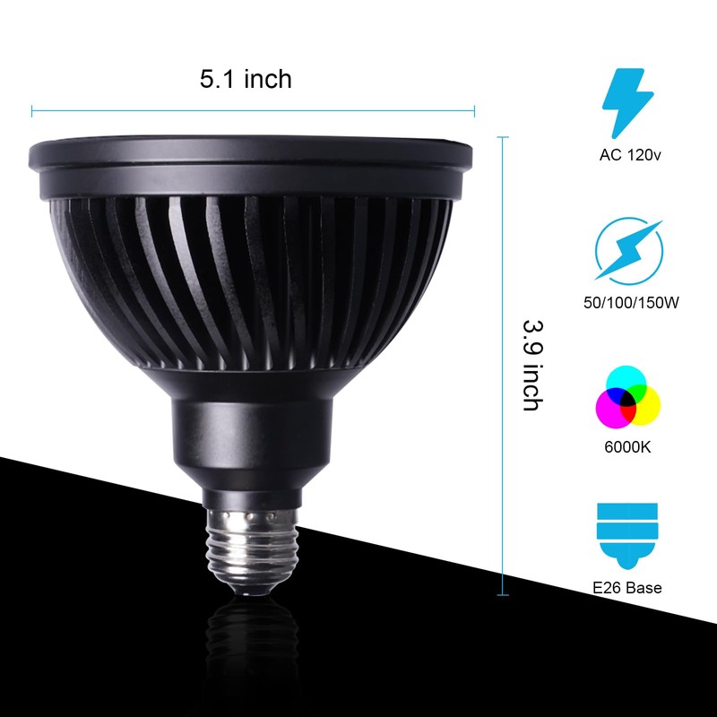 LED Pool Light Bulb,45W 120V 6000K Daylight White LED Pool