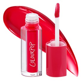 ColourPop HydraPop Glossy Lip Stain - 2-in-1 Hydrating Lip Gloss & Stain with a Gel-Cream Texture - Infused with Antioxidant-Rich Guava, Lychee & Squalane - Fruit Punch (0.11 Fl Oz)