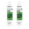 2pc Shampoo Anticaspa Vichy Dercos Para Cabello Seco 200 Ml
