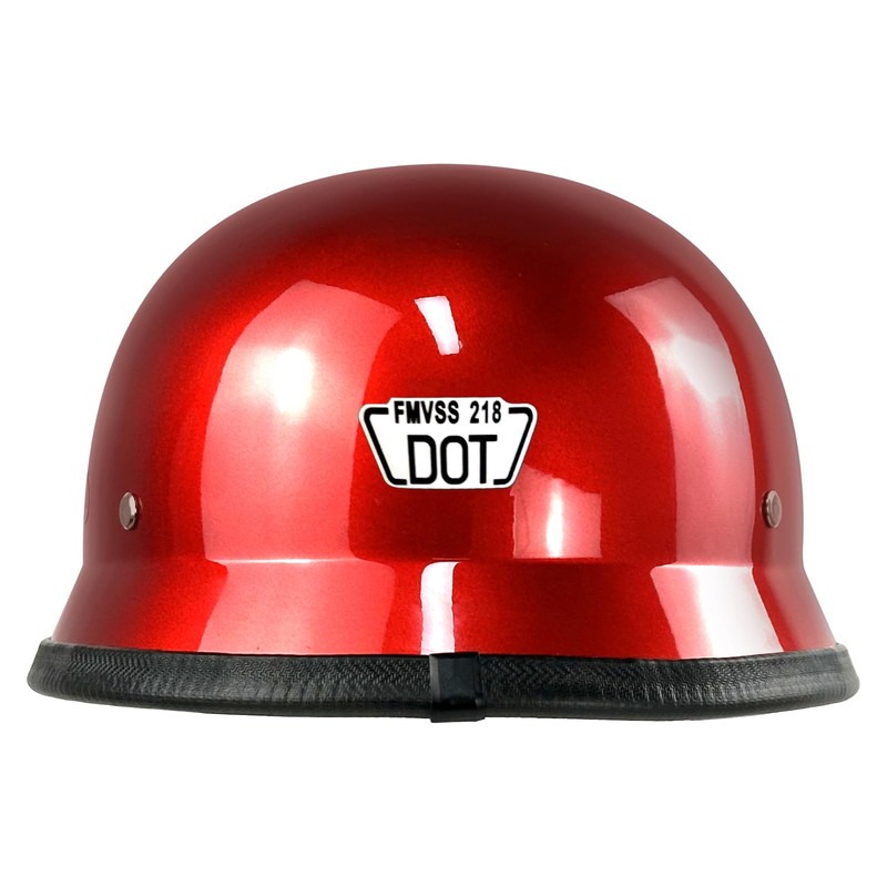 German Style Motorcycle Helmet,Adult Half Helmet Open Face DOT Approved,