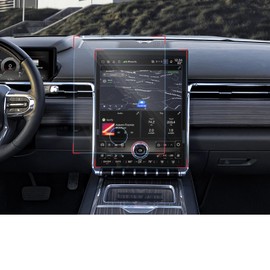 Moonlinks 2PCS 16.8in Navigation Touchscreen Tempered Glass Screen Protector Compatible with 2024 2025 Sierra EV & 2025 GMC Yukon High Definition 9H Hardness Anti-Fingerprint