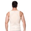 BaronHong Original Zip Up Men's Chest Compression Shirt for Hiding