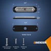 Nilight 8PCS Led Strobe Lights with Controller 12V 24V Sync