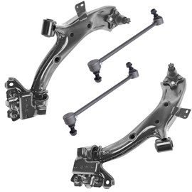 Detroit Axle - Front Lower Control Arms Kit for 2007-2011 Honda CR-V 2008 2009 2010, 2 Lower Control Arms w/Ball Joints, 2 Sway Bar Links CRV Replacement