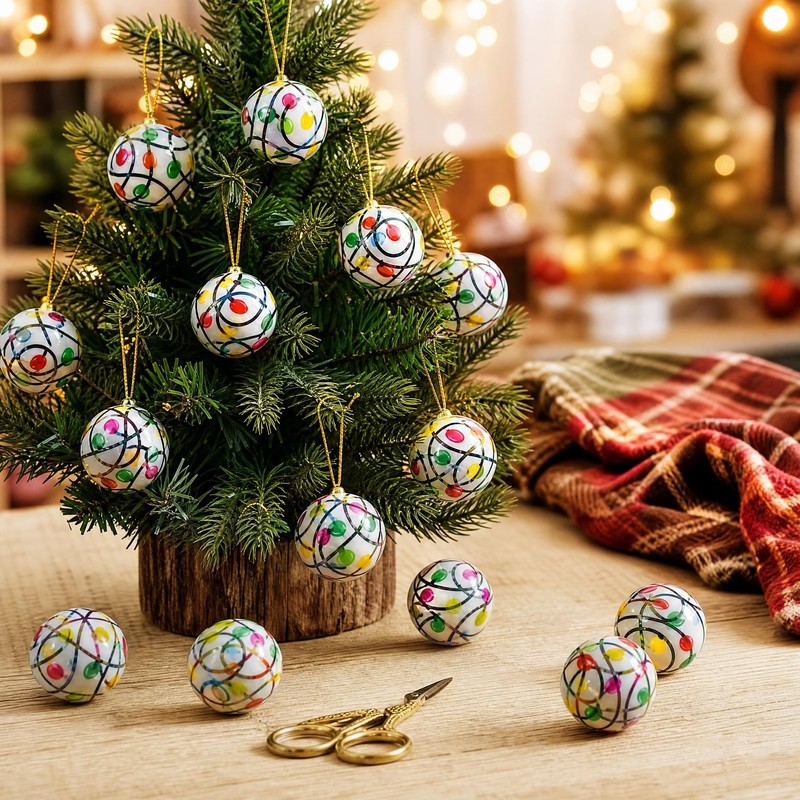 Christmas Acrylic Beads for Jewelry Making, DIY Beaded Christmas Tree