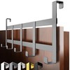 4smile Door Coat Rack for Hanging - Grey Door Hooks