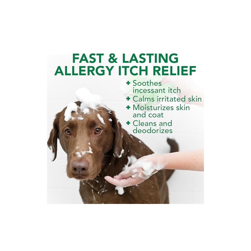 Vet's Best Allergy Itch Relief Dog Shampoo, 16 Ounces