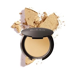 Maquillaje Compacto en Polvo Bissu | 15 Tonos disponibles Acabado Mate, Sin Aceites (07 Caramel, 8g)