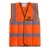 Dog Handler Printed Orange Hi Vis Vest/Waistcoat, Security Officer, Security