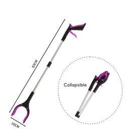 Litter Picker Grabber Stick 83CM Foldable Reach Grabber with Magnetic Helping Hand Grabber 360 Degree Reaching Aids 32.7Inch Heavy Duty Pick Up Stick Grabber for Elderly Disabled Pregnant