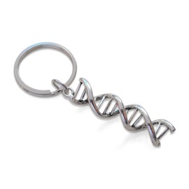 JewelryEveryday DNA Molecule Double Helix Keychain, Science Keychain