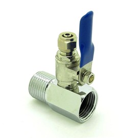 5 PCS RO Feed Water Adapter 1/2" to 1/4" Ball Valve Faucet Tap Feed Reverse Osmosis