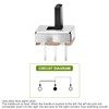 Chanzon SPDT Mini Micro Slide Switch 1p2t 2 Position 20pcs