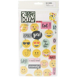 Simple Stories Emoji Love Doc-It Journal, Paper, Multicoloured, 23.6 x 13.5 x 0.8 cm