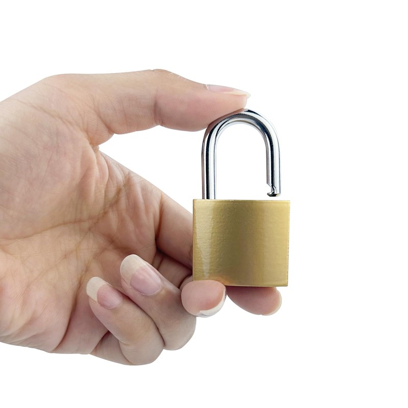 Nutabevr Pack of 3 Padlocks, 32 mm Small Lock with
