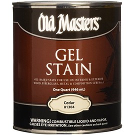 Old Masters 24982 81304 Gel Stain, Cedar, 1 Quart