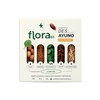 FLORA01, Barras de protena Des__Ayuno, Sabor natural, Libre de sellos,