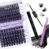 Individual Lashes C Curl Cluster Lashes Kit 12-16mm C3/C9 0.07mm