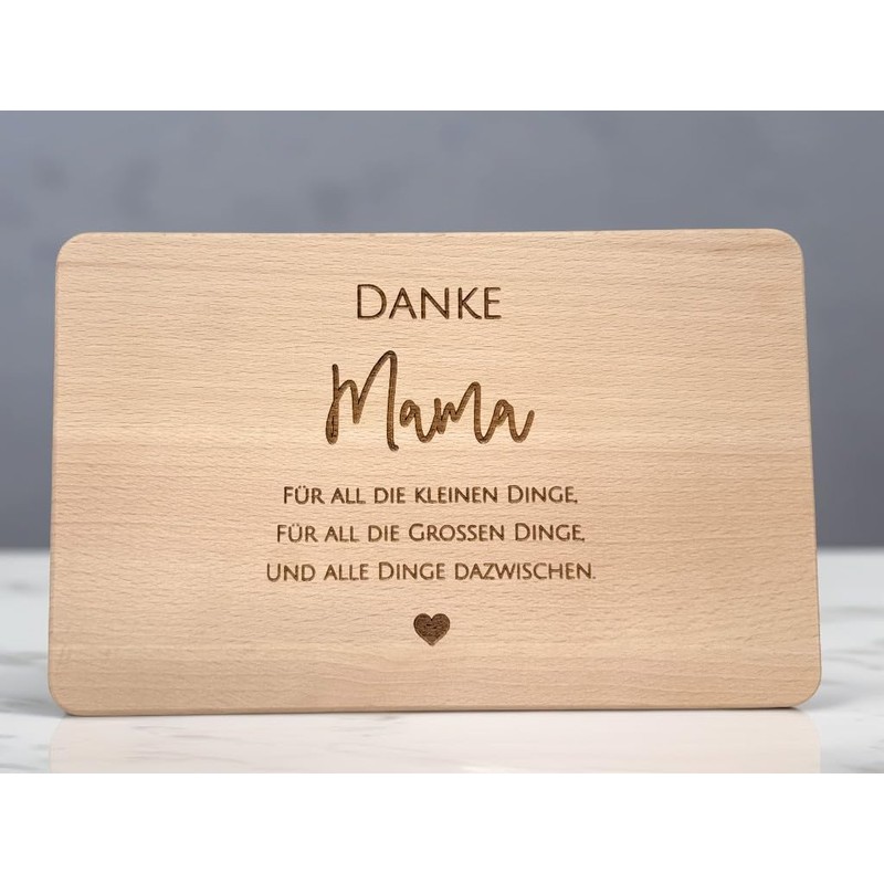 Mother's Day Gift Idea - Wooden Breakfast Board with High-Quality