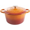 Crock-Pot Artisan Round Enameled Cast Iron Dutch Oven, 5-Quart, Sunset