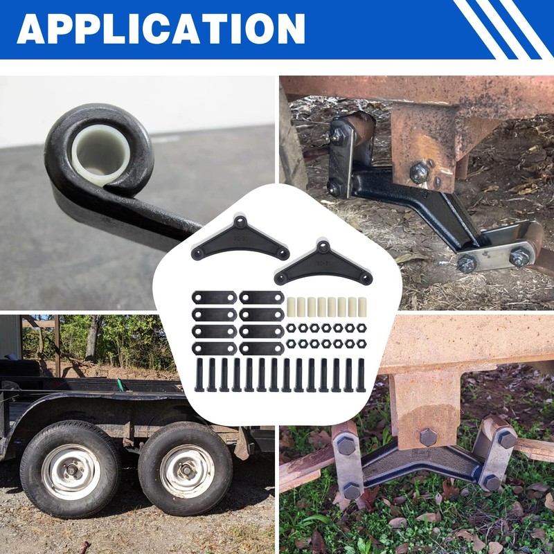 GREPSPUD Trailer Shackle Kit, Trailer Axle Equalizer Shackle Kit, Tandem
