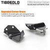 TIBEGOLD Anti Sag Gate Kit for Wooden Fence, Black Gate