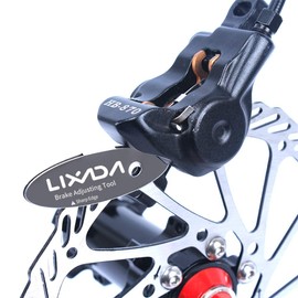 Lixada 1/2 Pcs MTB Disc Brake Pads Bicycle Adjustment Tool Assistant Brake Pads Rotor Alignment Tools Spacer Repair Kit for Bike (2PCS)