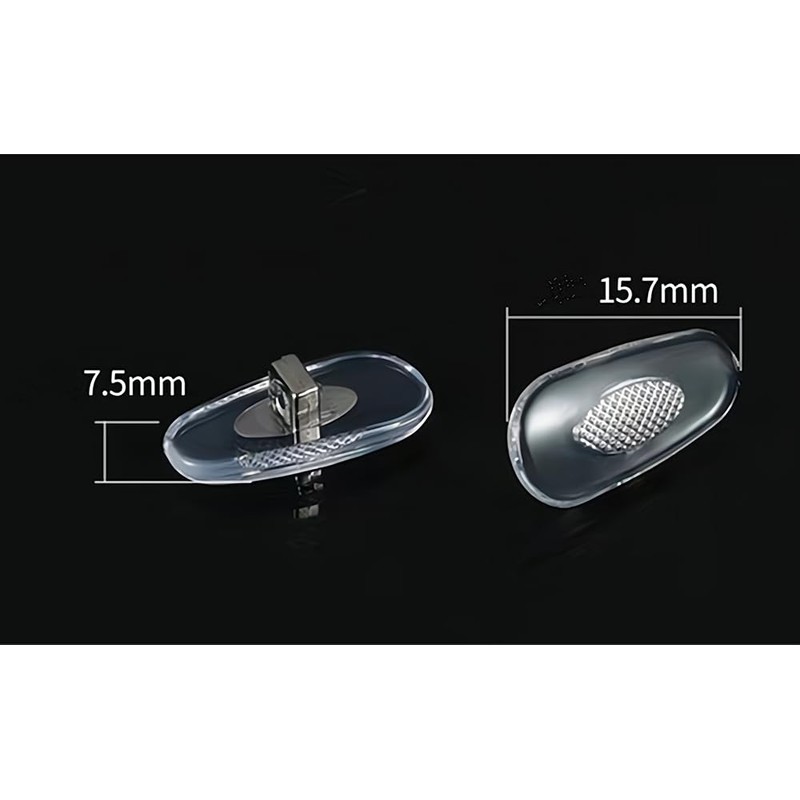 Eyeglasses Nose Pads Replacement for RB Eyeglass Sunglasses Frame,Push in