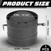 Gisafai 6 Inch Stove Pipe Damper Stainless Steel Air Insulated