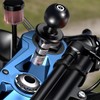 Namvo Metal Motorcycle Fo-Rk Stem Mount With 1" TPU Ball