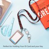Fox Lanyard ID Holder Cotton Fabric Preschool Lanyard Teacher Gift