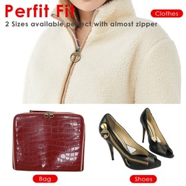 Strong Zipper Pull Replacement Heavy Duty Zipper Handle Zipper Pull Fixer Zipper Tab Repair for Jacket Coat Shoes Luggage Suitcases Bag 6PCS Heavy Duty (Bronze)