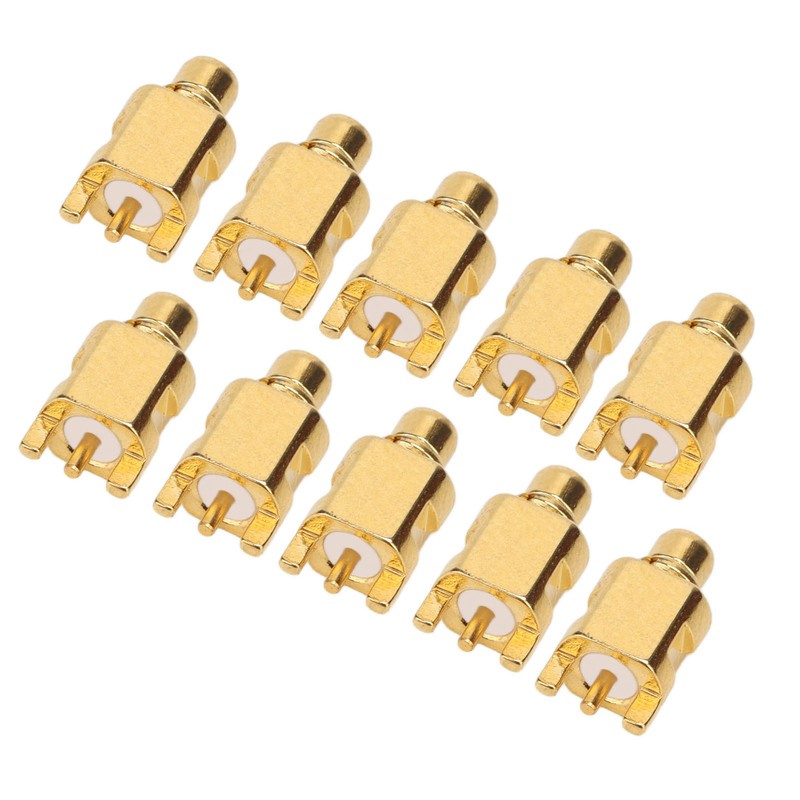 10Pcs MMCX JE Connector Solder 3 Pin for PCB Earphone