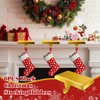 MACTING 6 Pack Christmas Stocking Holders for Mantle, Gold Weighted