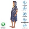 LeStoff Bath Poncho, 100% Organic Cotton, Lightweight, Absorbent, Quick-Drying, Beach